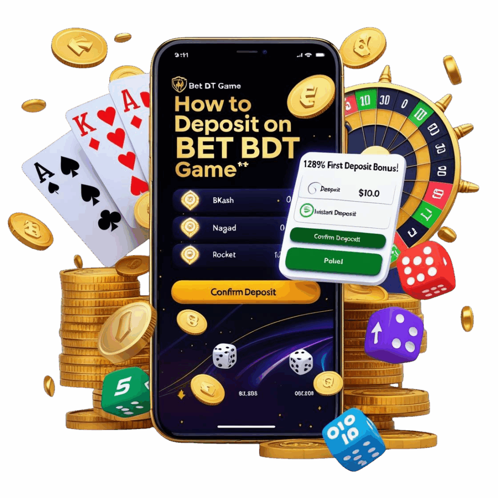 How to deposit on BET BDT GAME